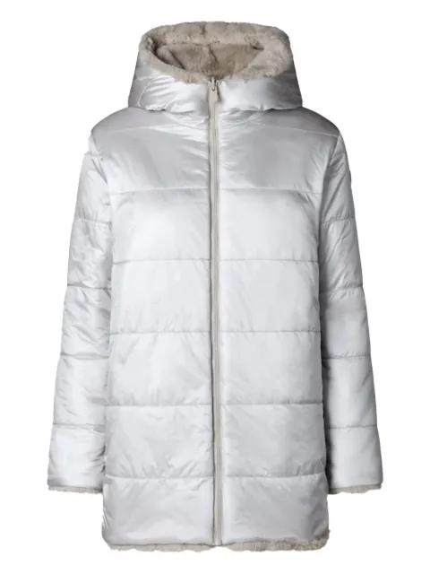hoodied quilted faux-fur coat by SAVE THE DUCK
