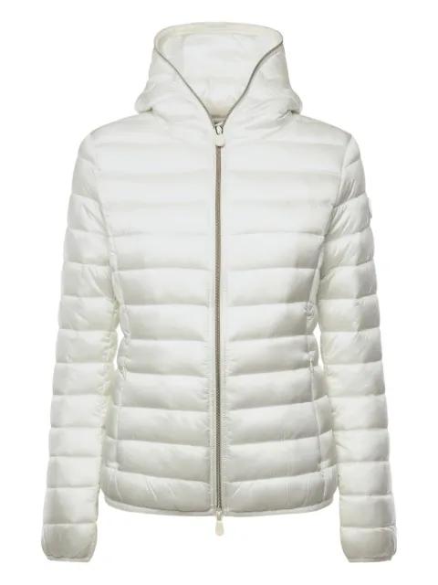 hoodied zip coat by SAVE THE DUCK