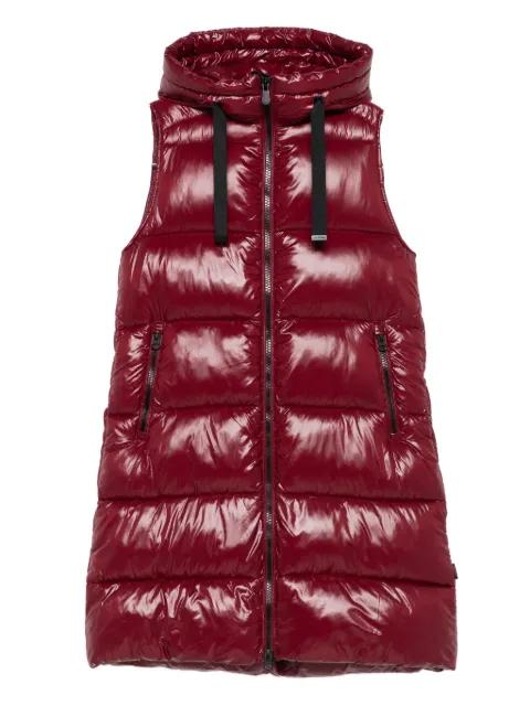 hoodied zip-up gilet by SAVE THE DUCK