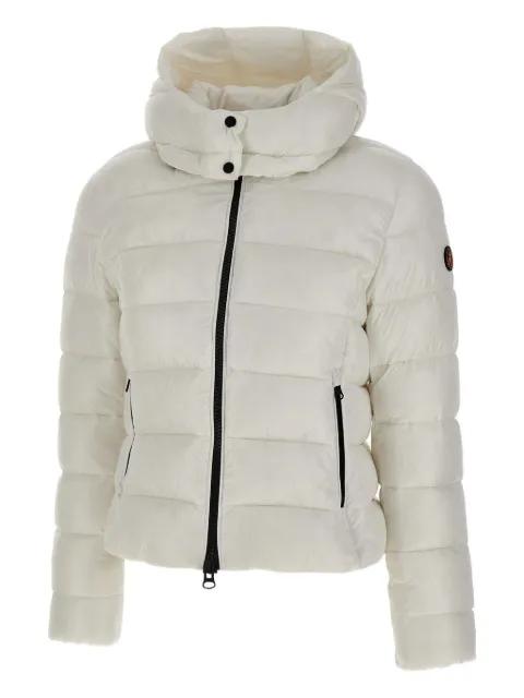 horizontal-quilted hoodied puffer jacket by SAVE THE DUCK