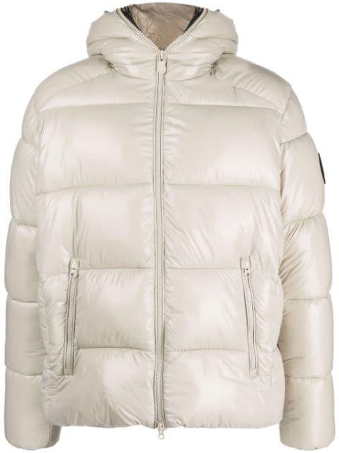 logo-patch puffer jacket by SAVE THE DUCK
