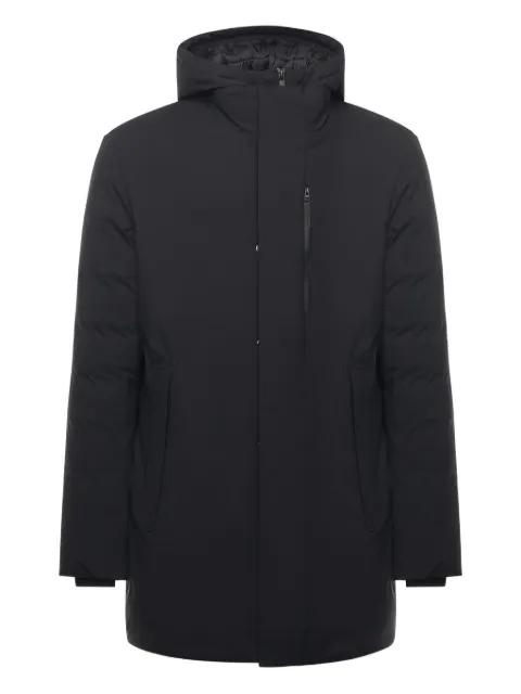 removable-hoodie zip-up coat by SAVE THE DUCK