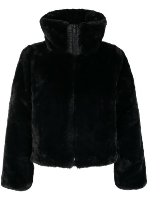 reversible faux-leather jacket by SAVE THE DUCK