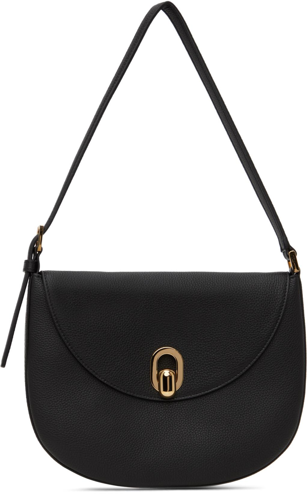 Black Small Tondo Bag by SAVETTE