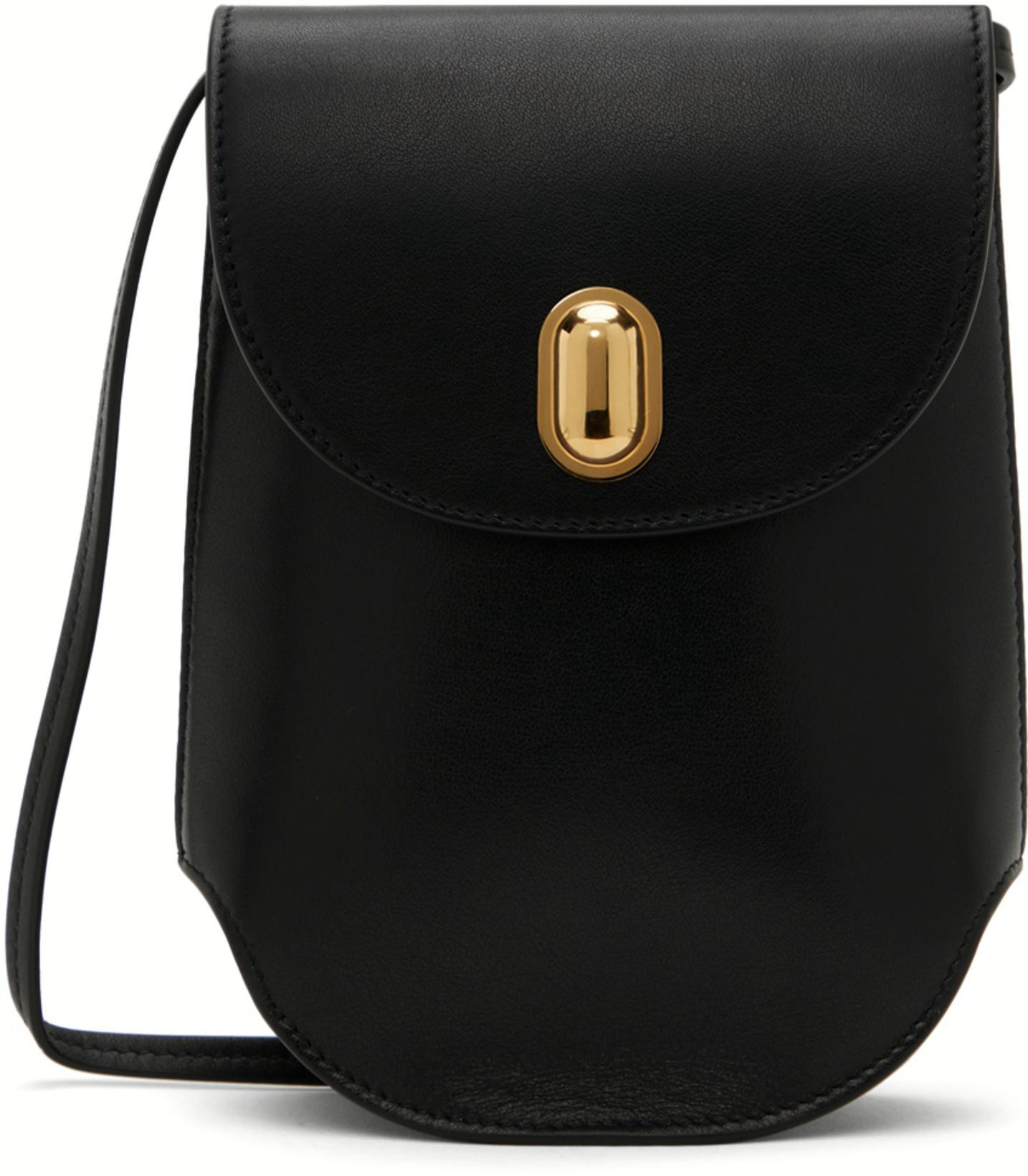 Black Tondo Pouch by SAVETTE