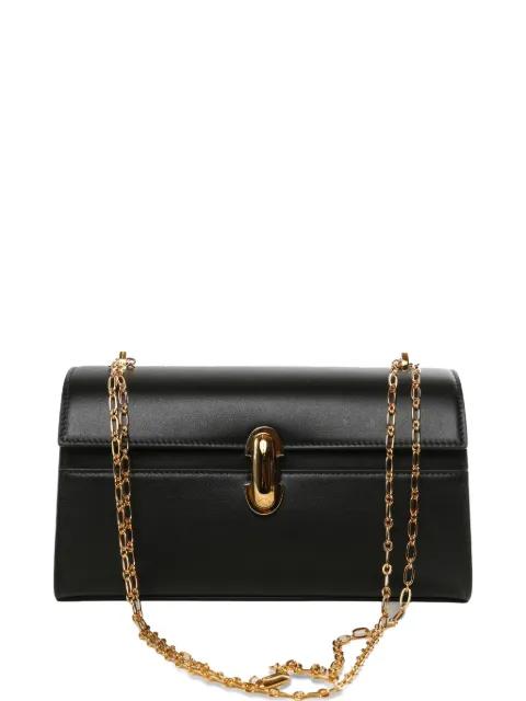 Symmetry chain-strap shoulder bag by SAVETTE