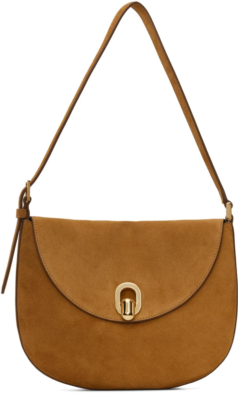 Tan Tondo Bag by SAVETTE