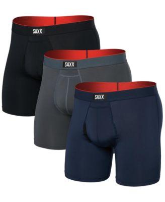 Men's Multi-Sport 3-Pk. Solid Mesh Boxer Briefs by SAXX