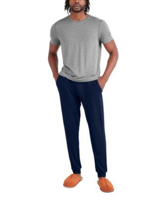 Men's Snooze Relaxed-Fit Heathered Sleep T-Shirt by SAXX