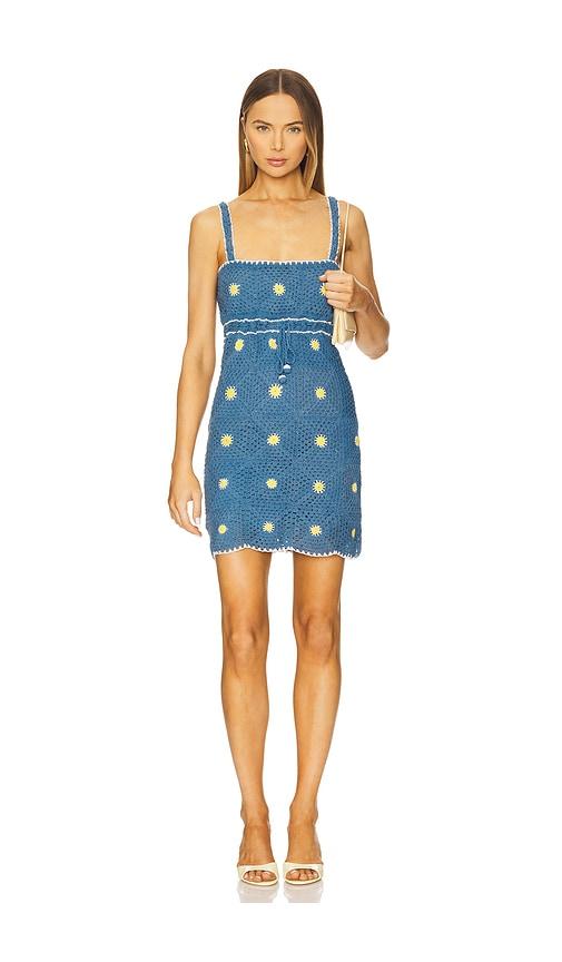 SAYLOR Aster Dress in Blue by SAYLOR