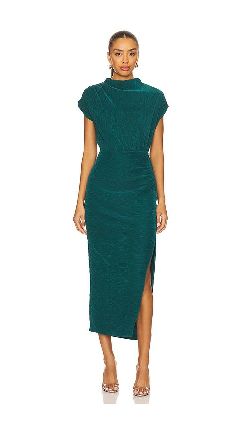 SAYLOR Delmara Dress in Dark Green by SAYLOR