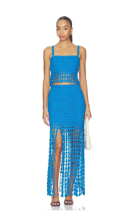 SAYLOR Elie Set in Blue by SAYLOR