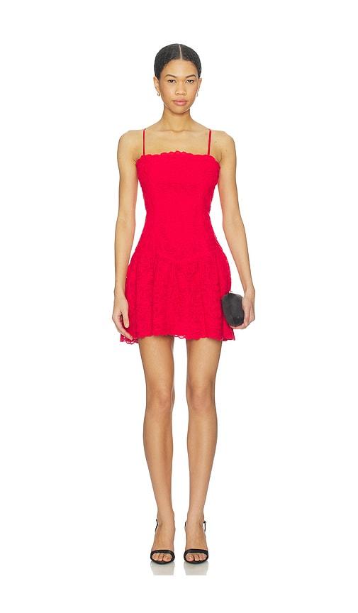 SAYLOR Gabriele Dress in Red by SAYLOR