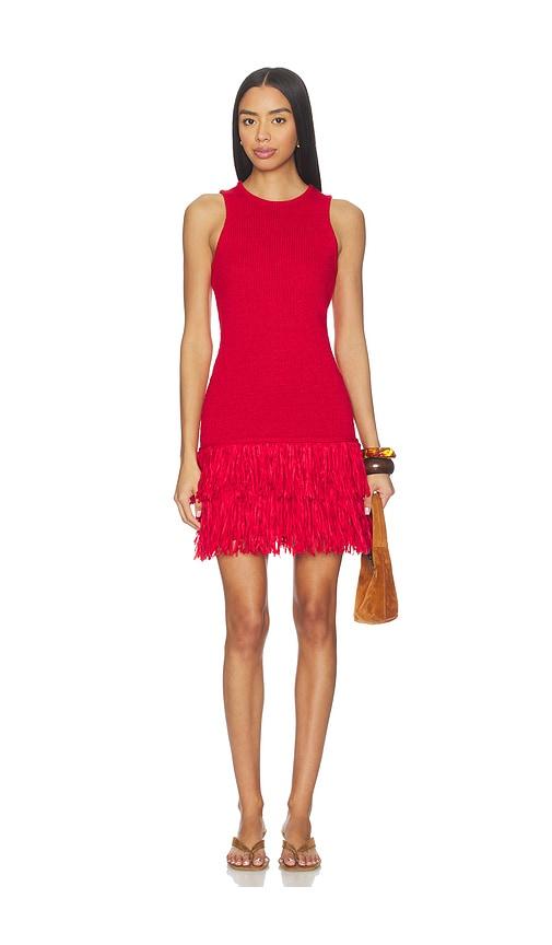 SAYLOR Mick Dress in Red by SAYLOR