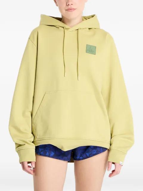 Everyday logo-patch hoodie by SAYSKY