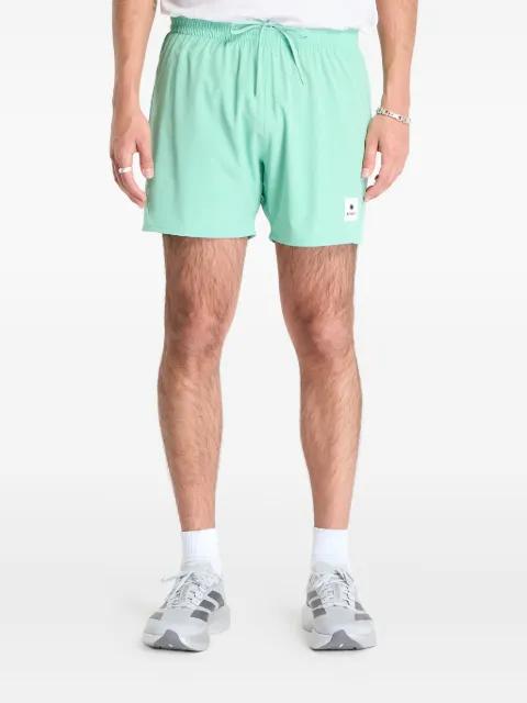 elasticated-waistband mesh-panel shorts by SAYSKY