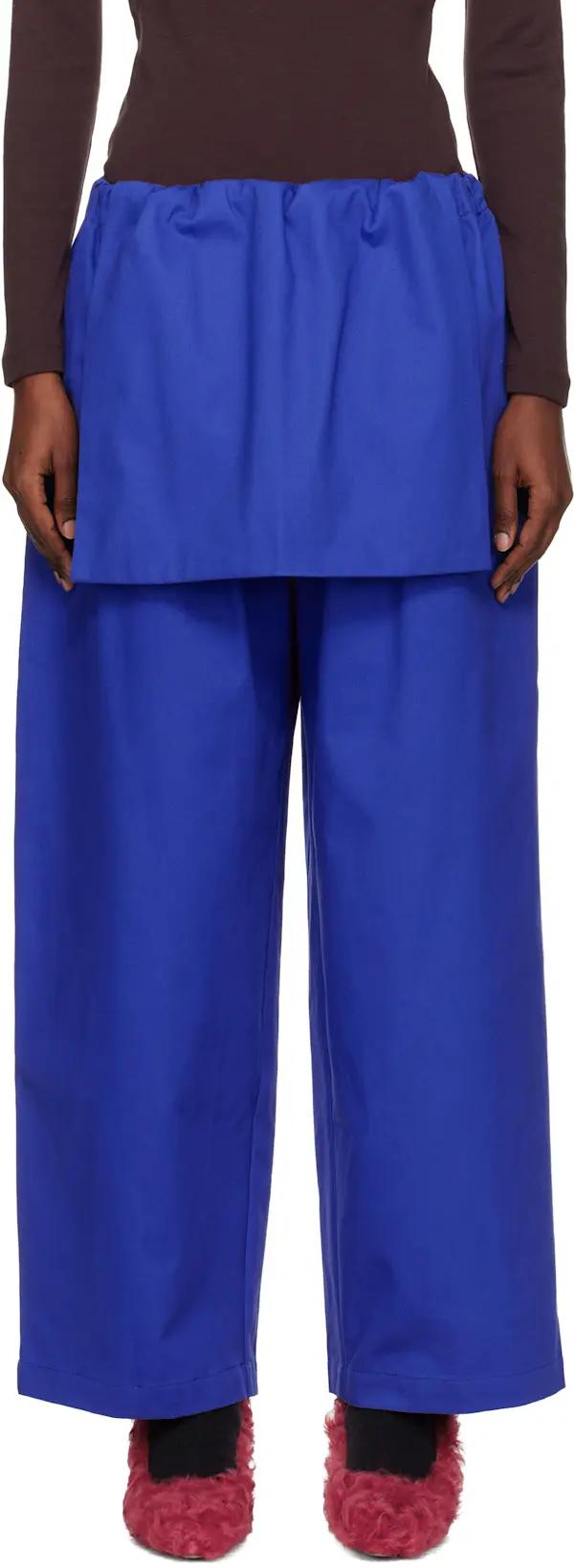 Blue Tile Trousers by SC103