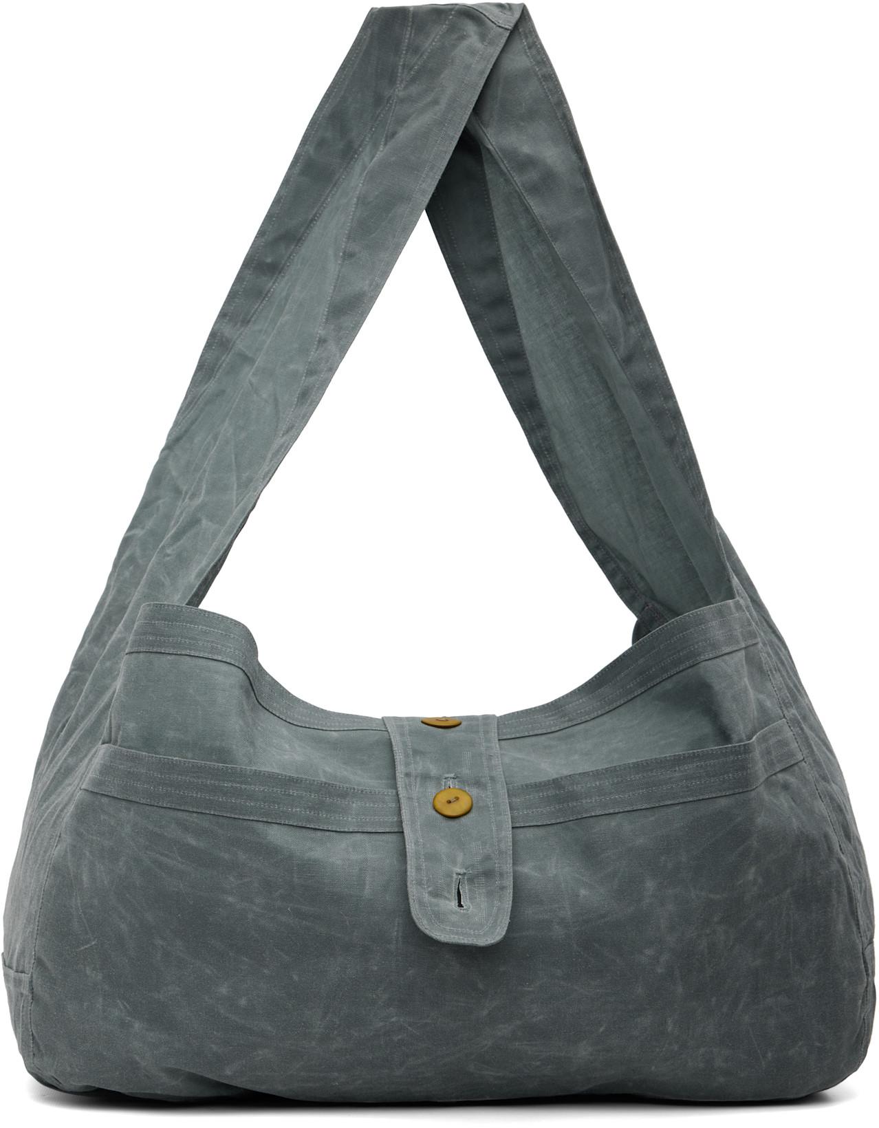 Gray Cocoon Bag by SC103