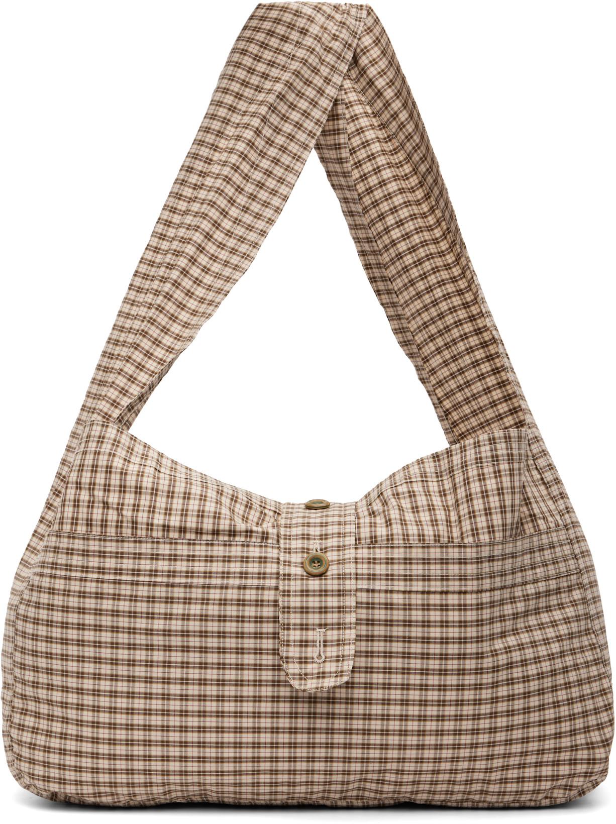 SSENSE Exclusive Beige Cocoon Bag by SC103