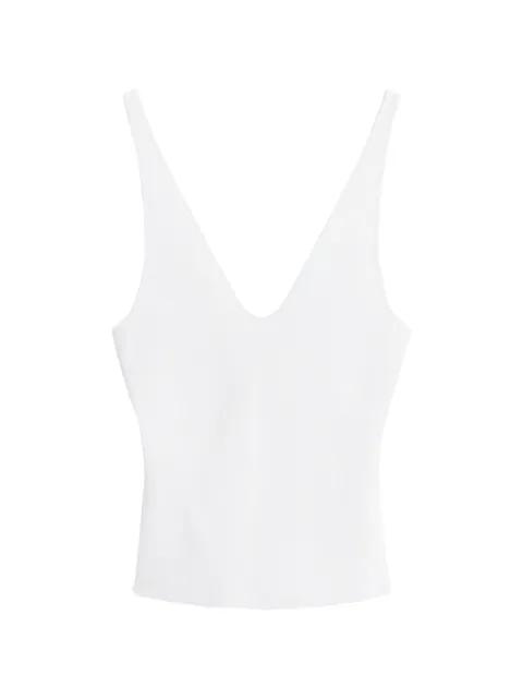 ribbed-knit V-neck tank top by SCANLAN THEODORE