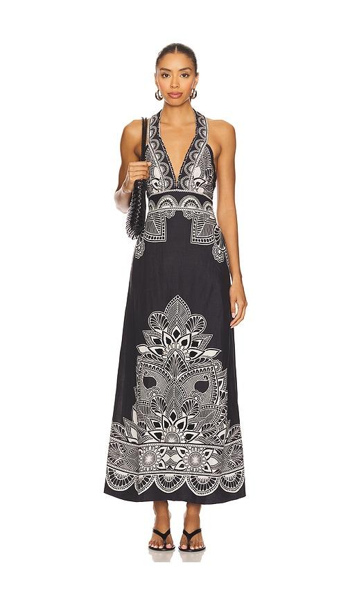 Scarlett Poppies Serafina Dress in Black,White by SCARLETT POPPIES