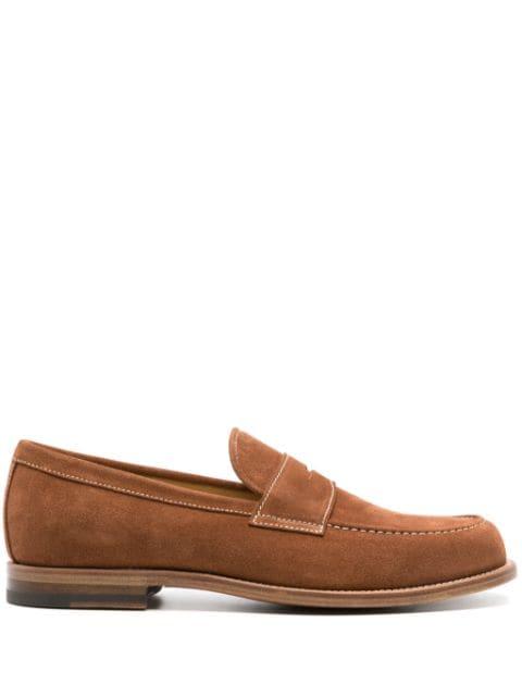 Edward suede loafers by SCAROSSO