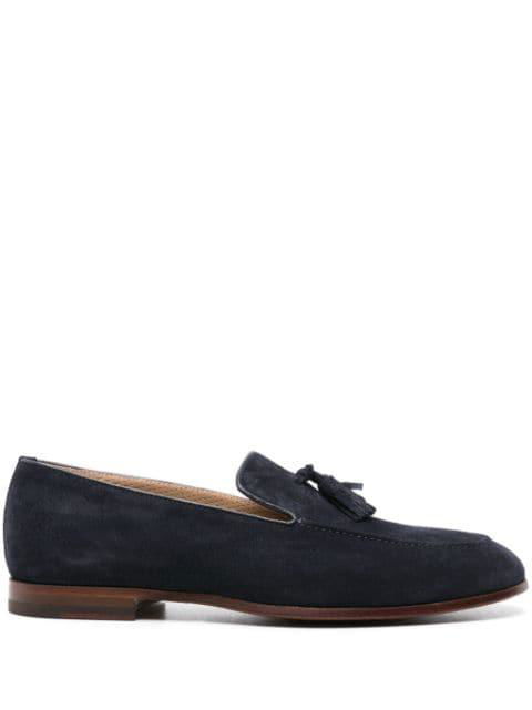 Flavio suede loafers by SCAROSSO