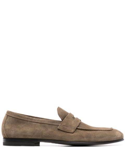 Gregory suede loafers by SCAROSSO