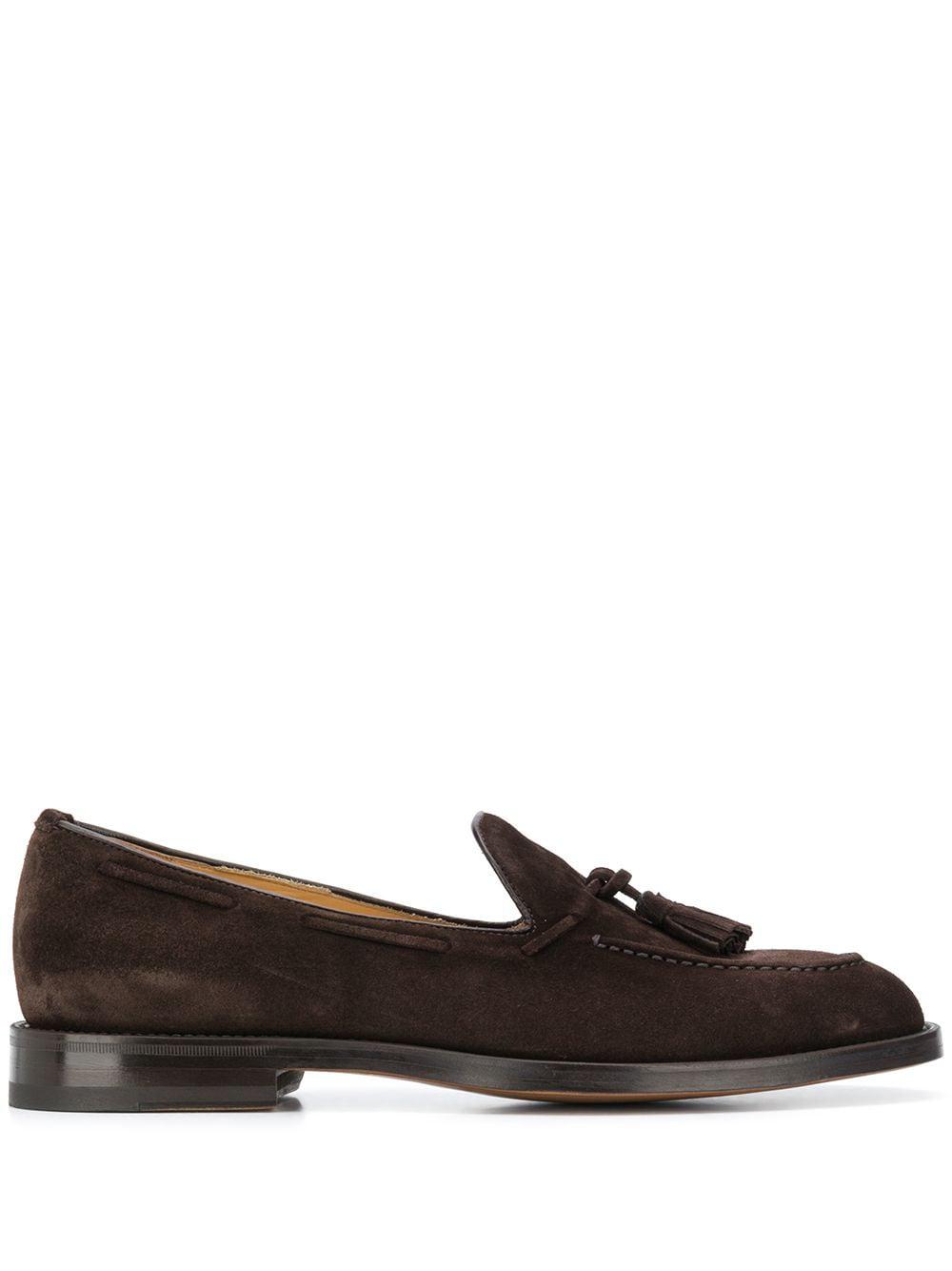 William suede loafers by SCAROSSO