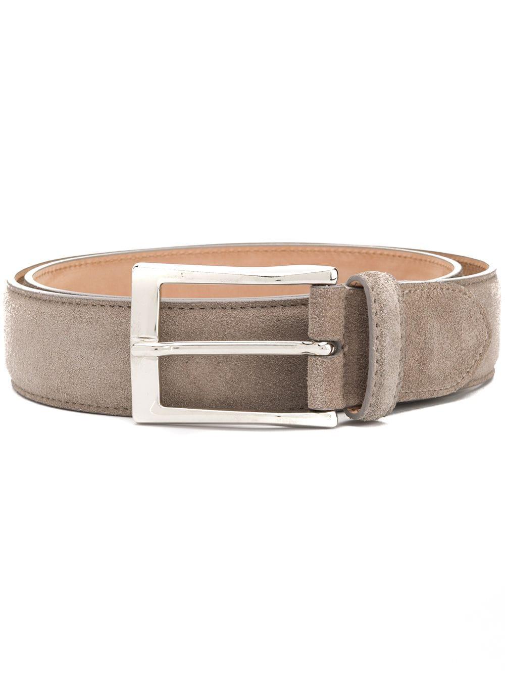 classic square buckle belt by SCAROSSO