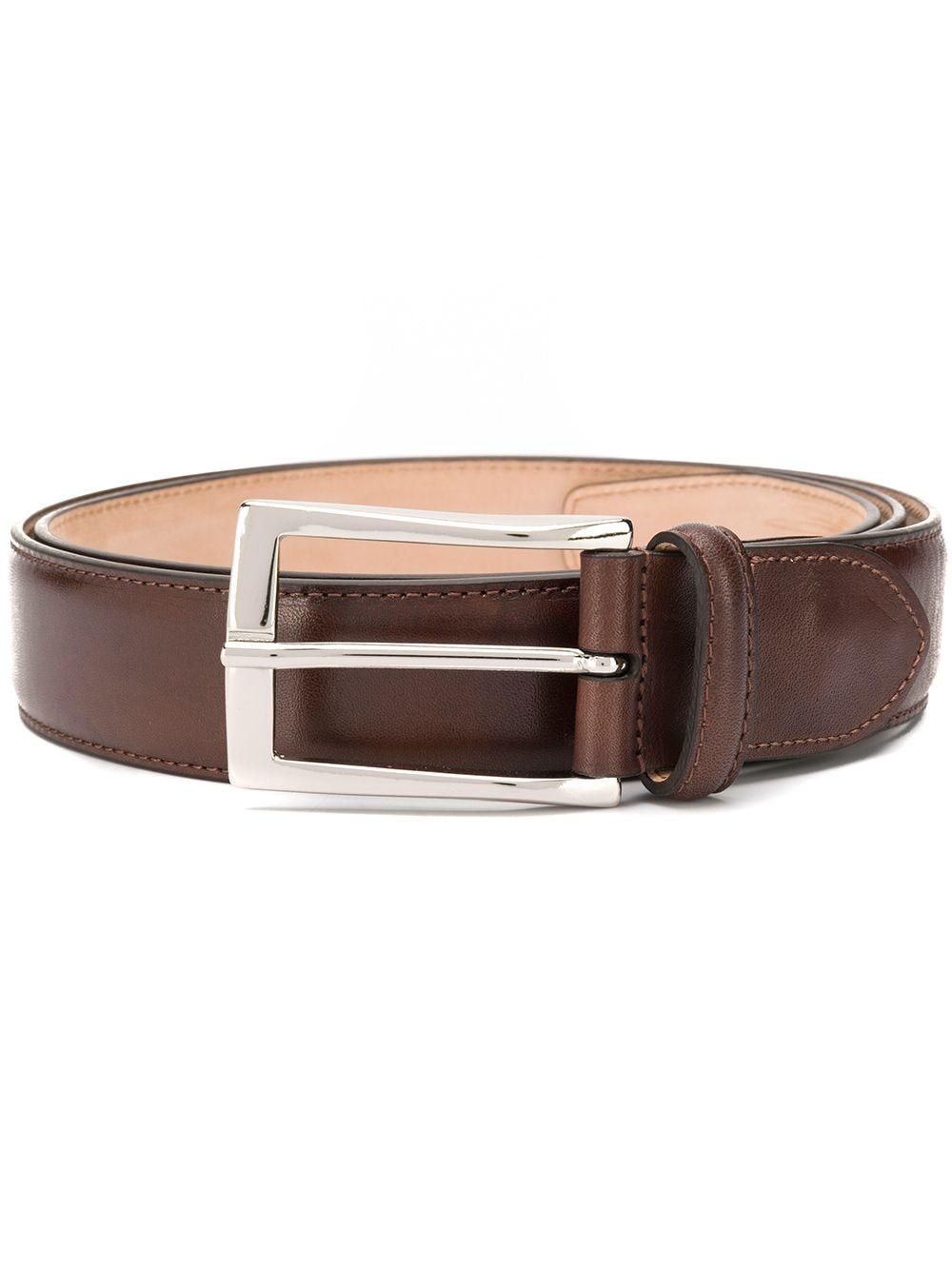 classic square buckle belt by SCAROSSO