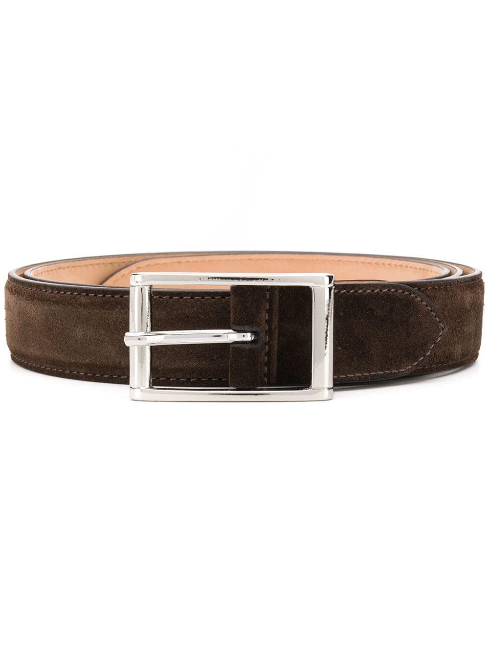 classic square buckle belt by SCAROSSO