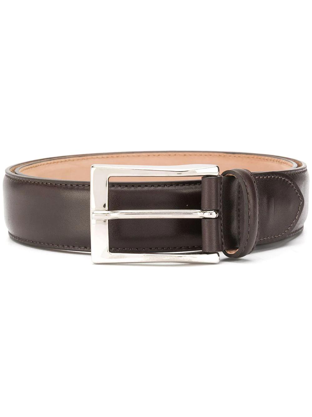 classic square buckle belt by SCAROSSO