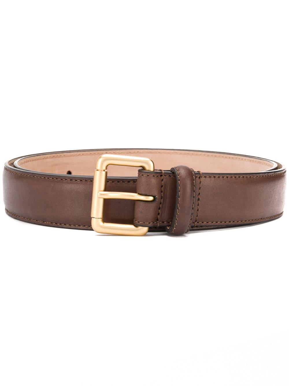 contrast-buckle belt by SCAROSSO