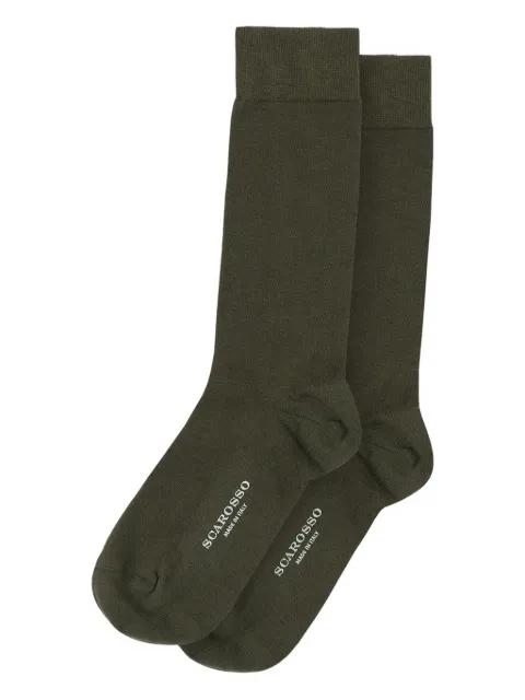 ribbed-trim socks by SCAROSSO