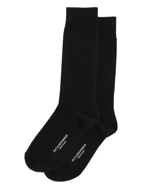 ribbed-trim socks by SCAROSSO
