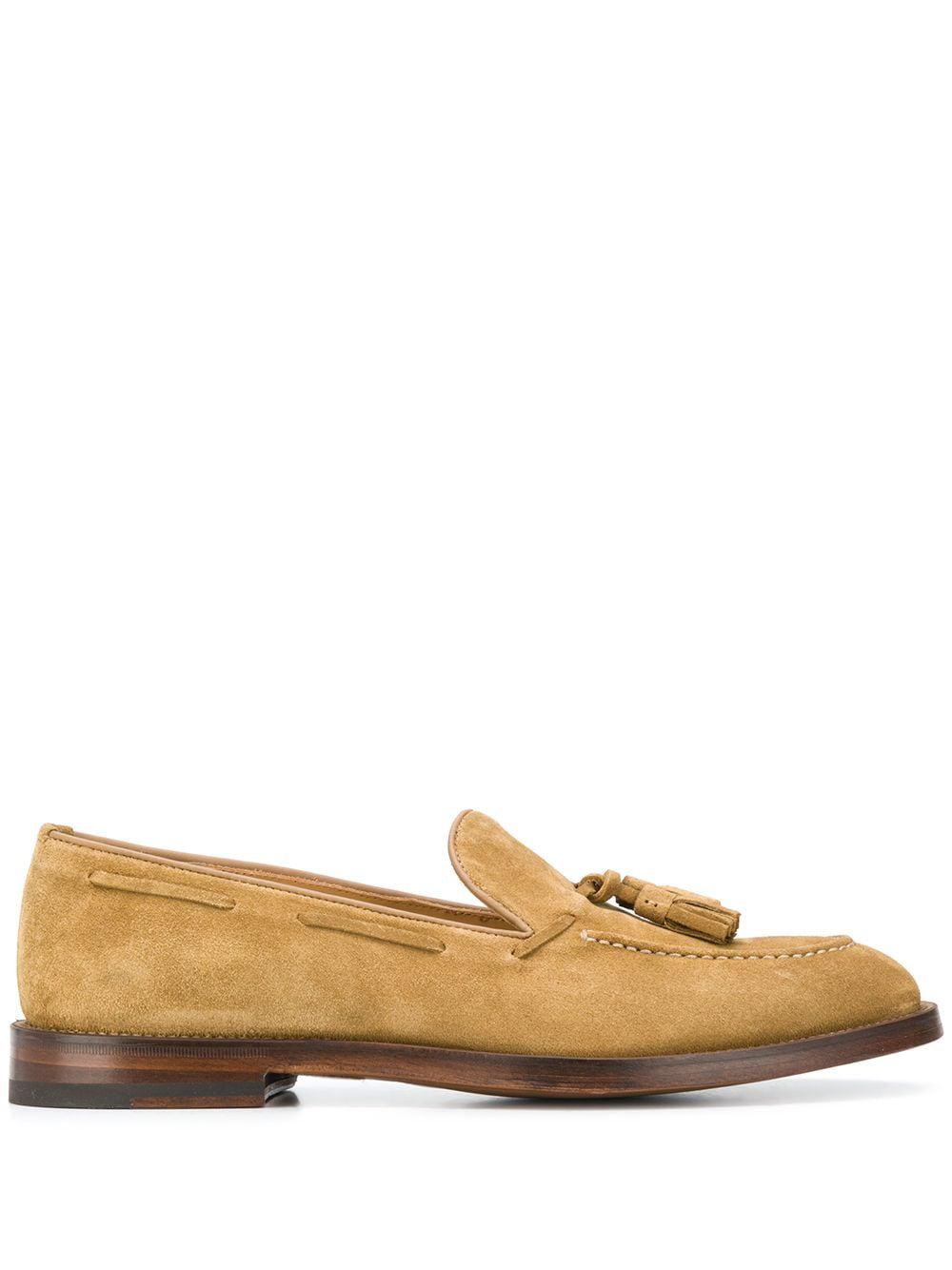 x WM Brown William suede loafers by SCAROSSO