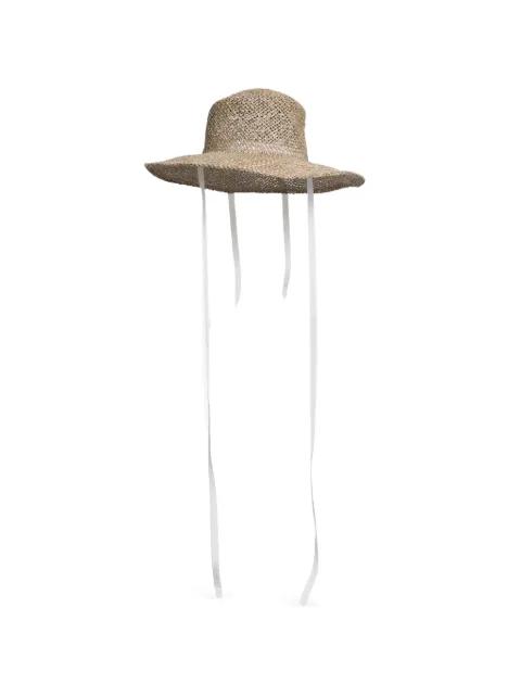 Canotier Big woven hat by SCHA