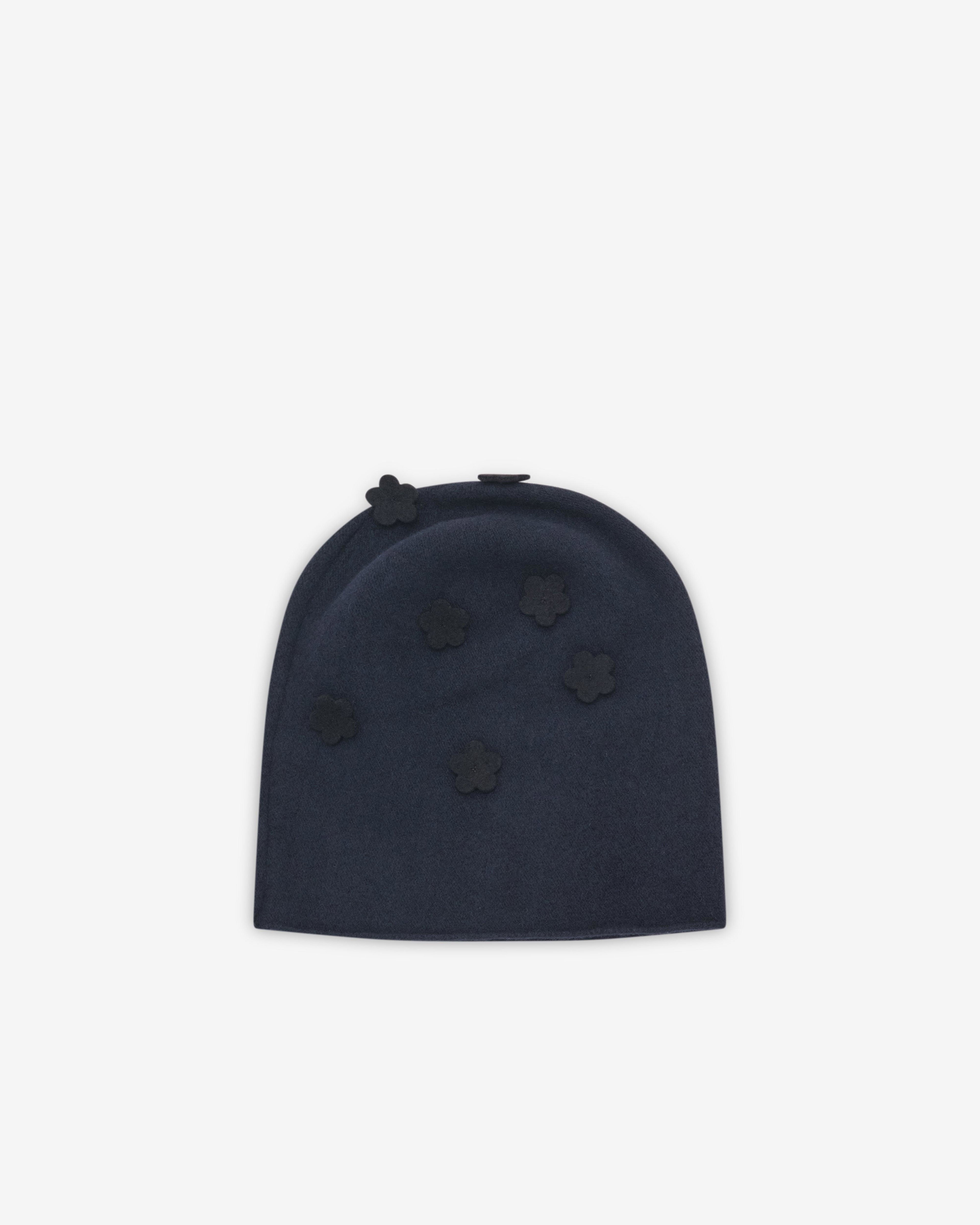 Scha - Women's Floral Transformer Hat - (Navy/Black) by SCHA