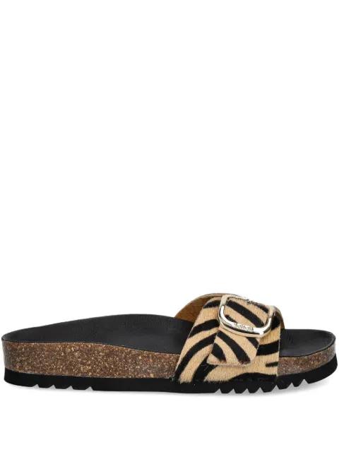 KATHLEEN zebra-print slides by SCHOLL