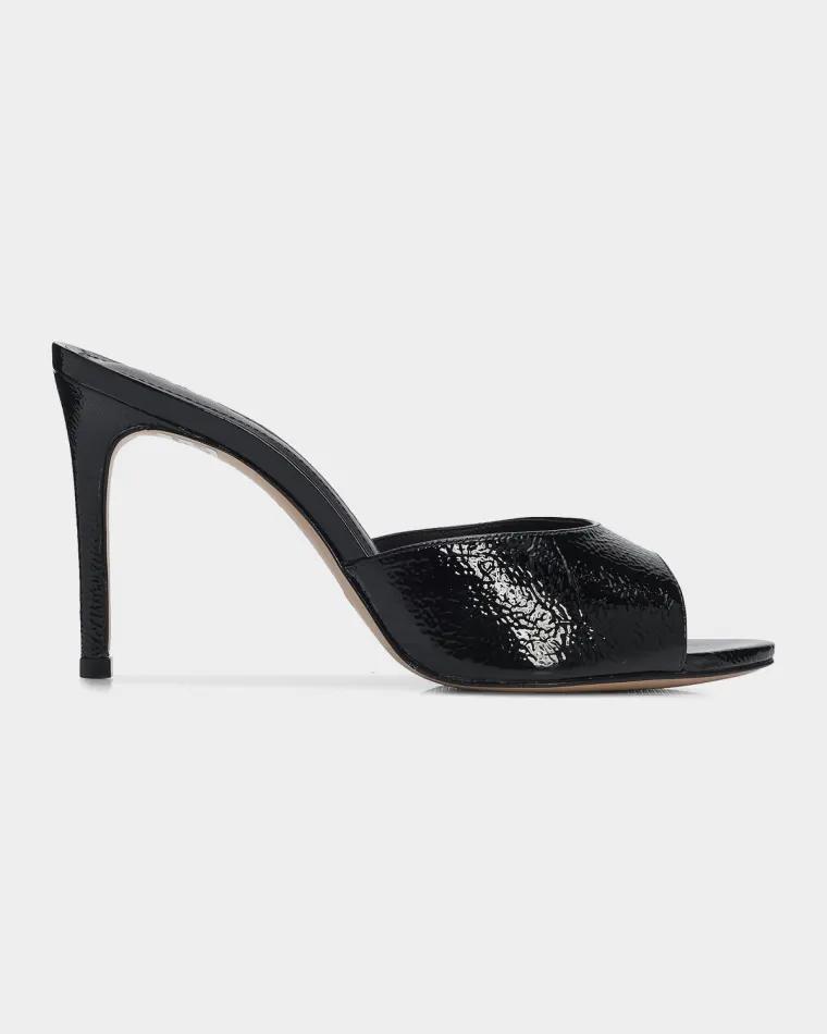 100mm Cloe Patent Leather Mules by SCHUTZ