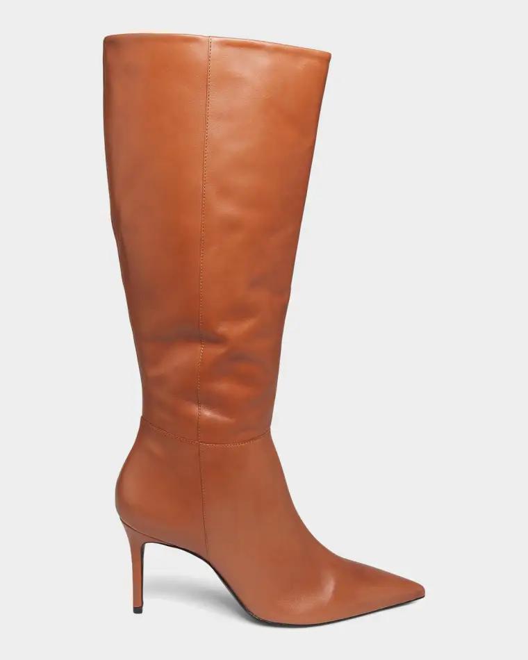 90mm Mikki Leather Knee-High Boots by SCHUTZ