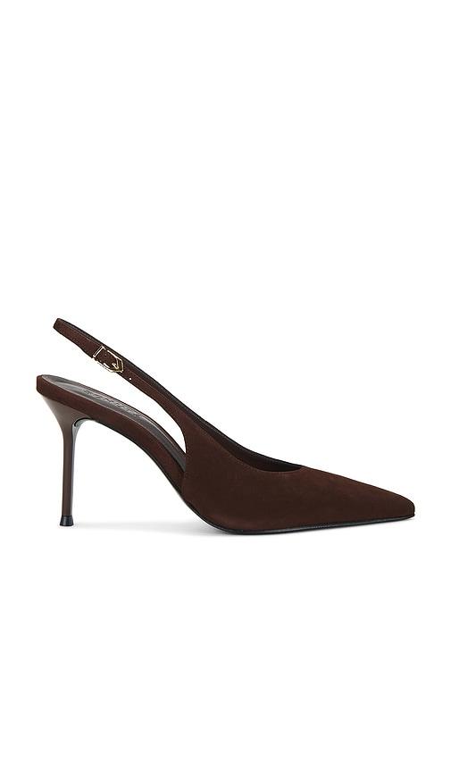 Schutz Alicia Sling Pump in Brown by SCHUTZ