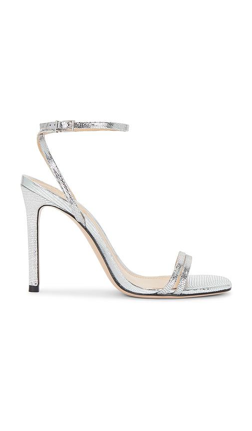 Schutz Altina Sandal in Metallic Silver by SCHUTZ
