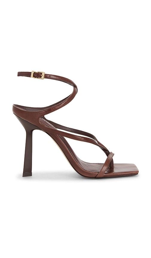 Schutz Amalfi Sandal in Brown by SCHUTZ