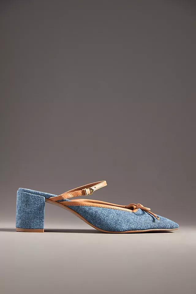 Schutz Arissa Block-Heel Mules by SCHUTZ