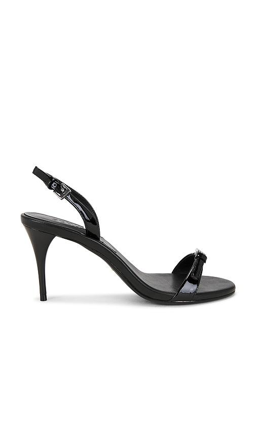 Schutz Aurora Sling Mid Sandal in Black by SCHUTZ