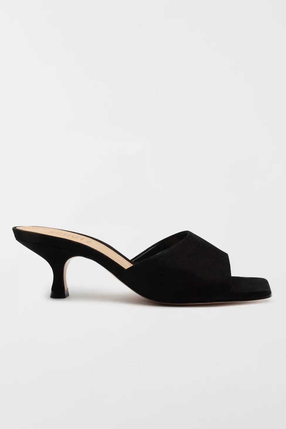 Schutz Dethalia Leather Heeled Mule by SCHUTZ