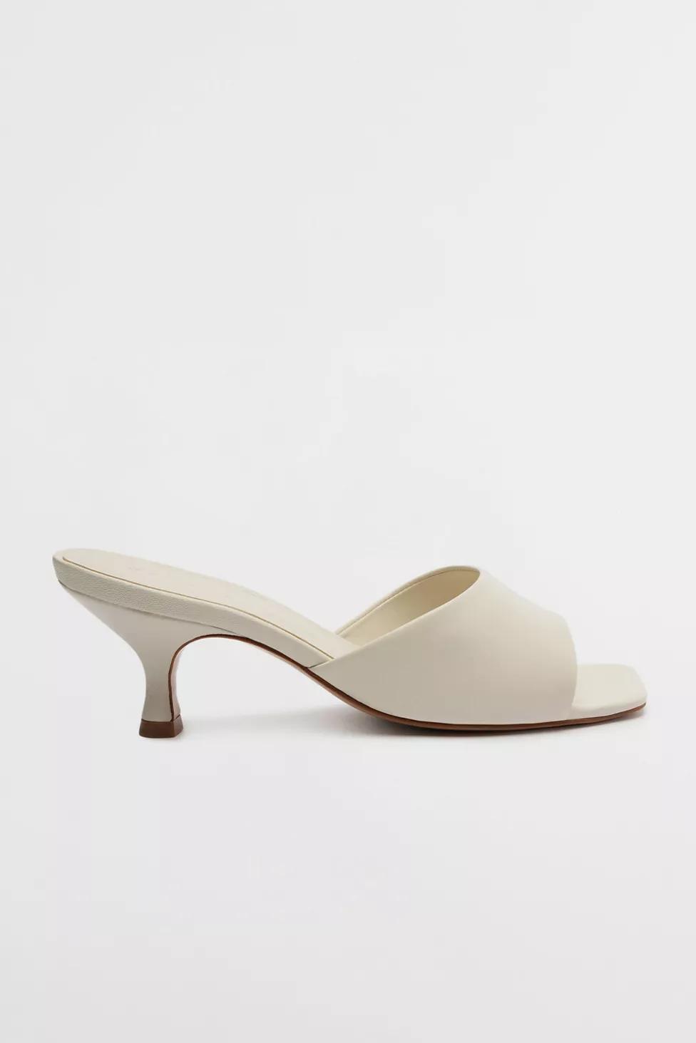 Schutz Dethalia Leather Heeled Mule by SCHUTZ
