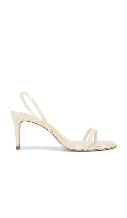 Schutz Diana Mid Sandal in Cream by SCHUTZ